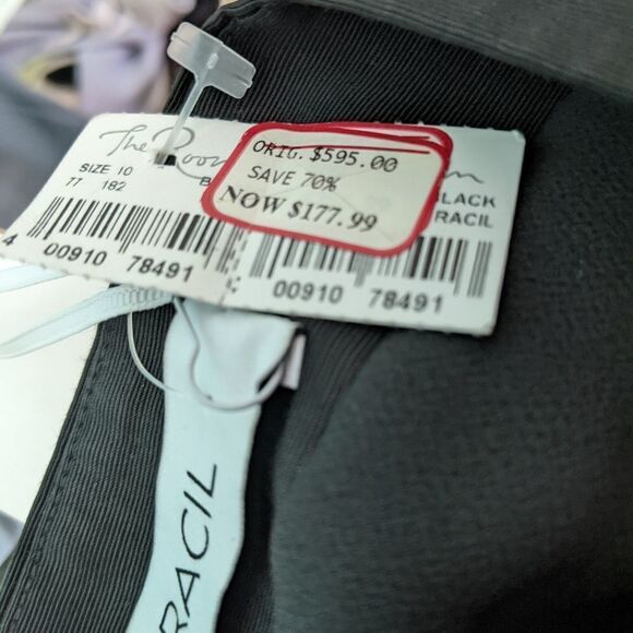 Racil Moire Balloon Sleeve crop top size 10 BNWT - Picture 5 of 9